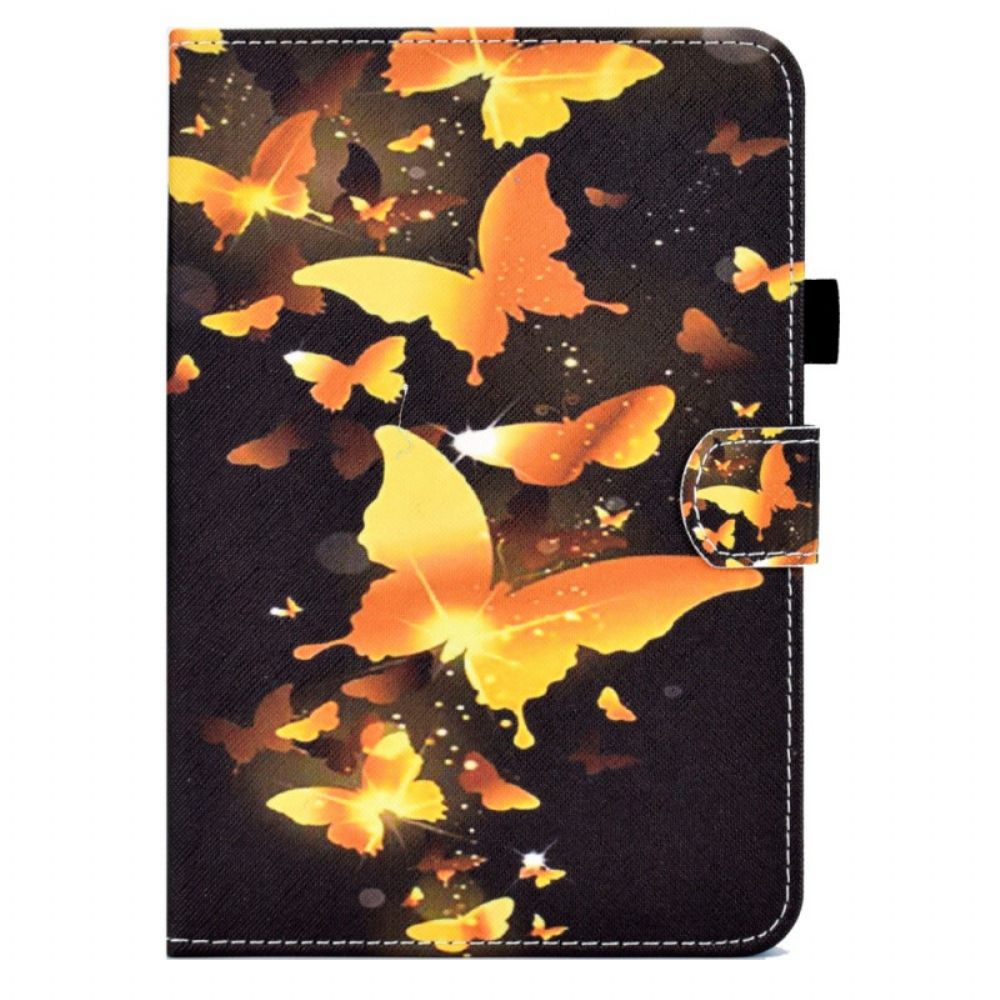 Flip Case Für iPad Mini 6 (2024) Einzigartige Schmetterlinge
