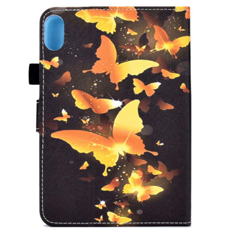 Flip Case Für iPad Mini 6 (2024) Einzigartige Schmetterlinge