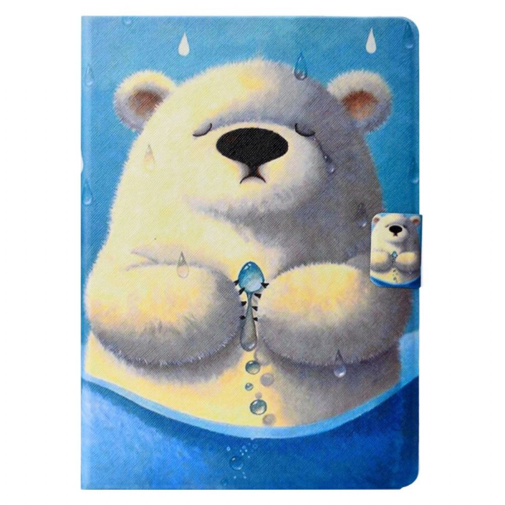Flip Case Für iPad Mini 6 (2024) Eisbär