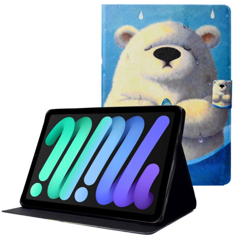 Flip Case Für iPad Mini 6 (2024) Eisbär