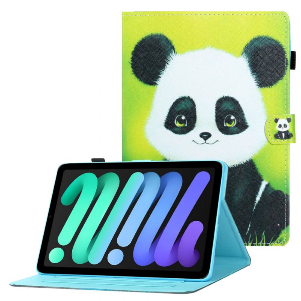 Flip Case Für iPad Mini 6 (2024) Glücklicher Panda