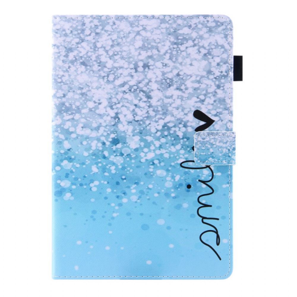 Flip Case Für iPad Mini 6 (2024) Lächeln Glitzer