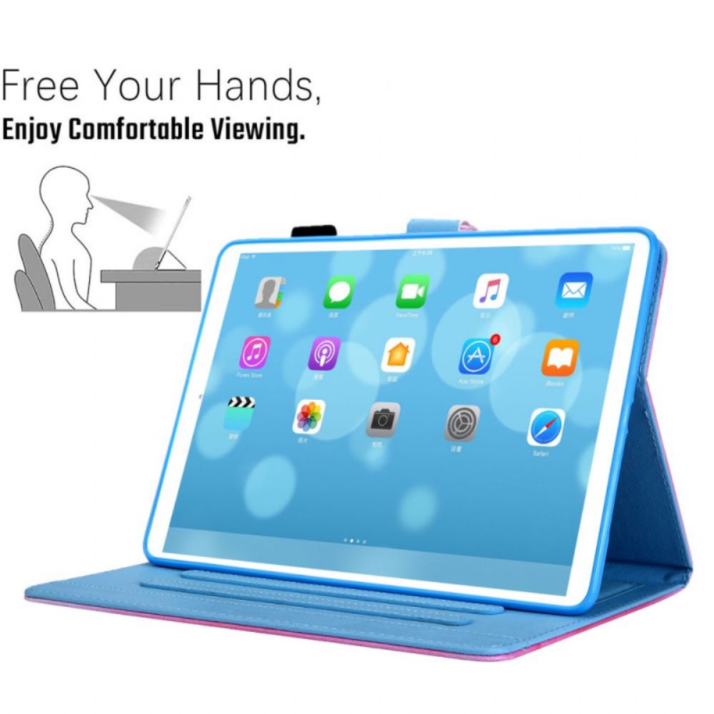 Flip Case Für iPad Mini 6 (2024) Lächeln Glitzer