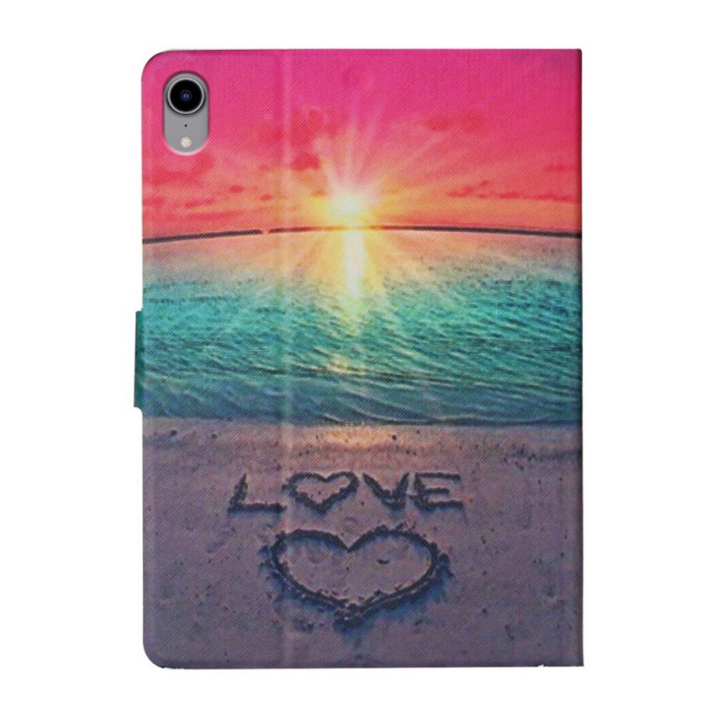 Flip Case Für iPad Mini 6 (2024) Liebe Bei Sonnenuntergang
