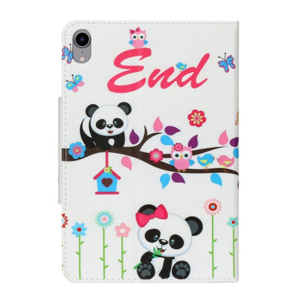 Flip Case Für iPad Mini 6 (2024) Panda-ende