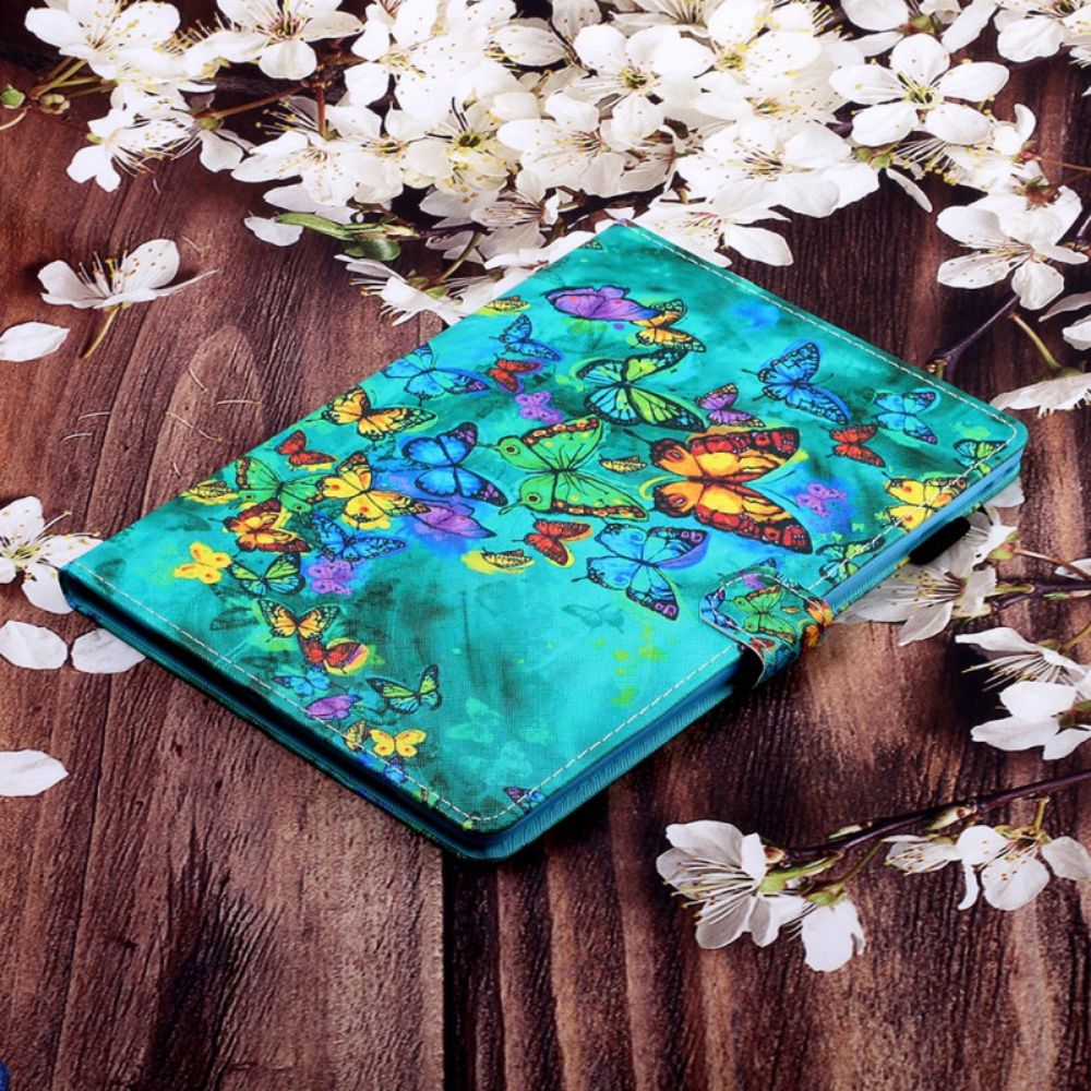 Flip Case Für iPad Mini 6 (2024) Schmetterlingsflug