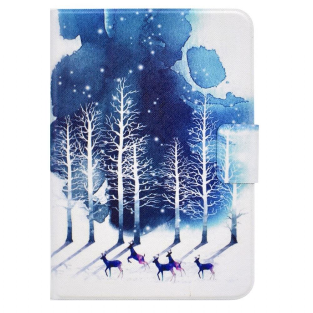 Flip Case Für iPad Mini 6 (2024) Winter