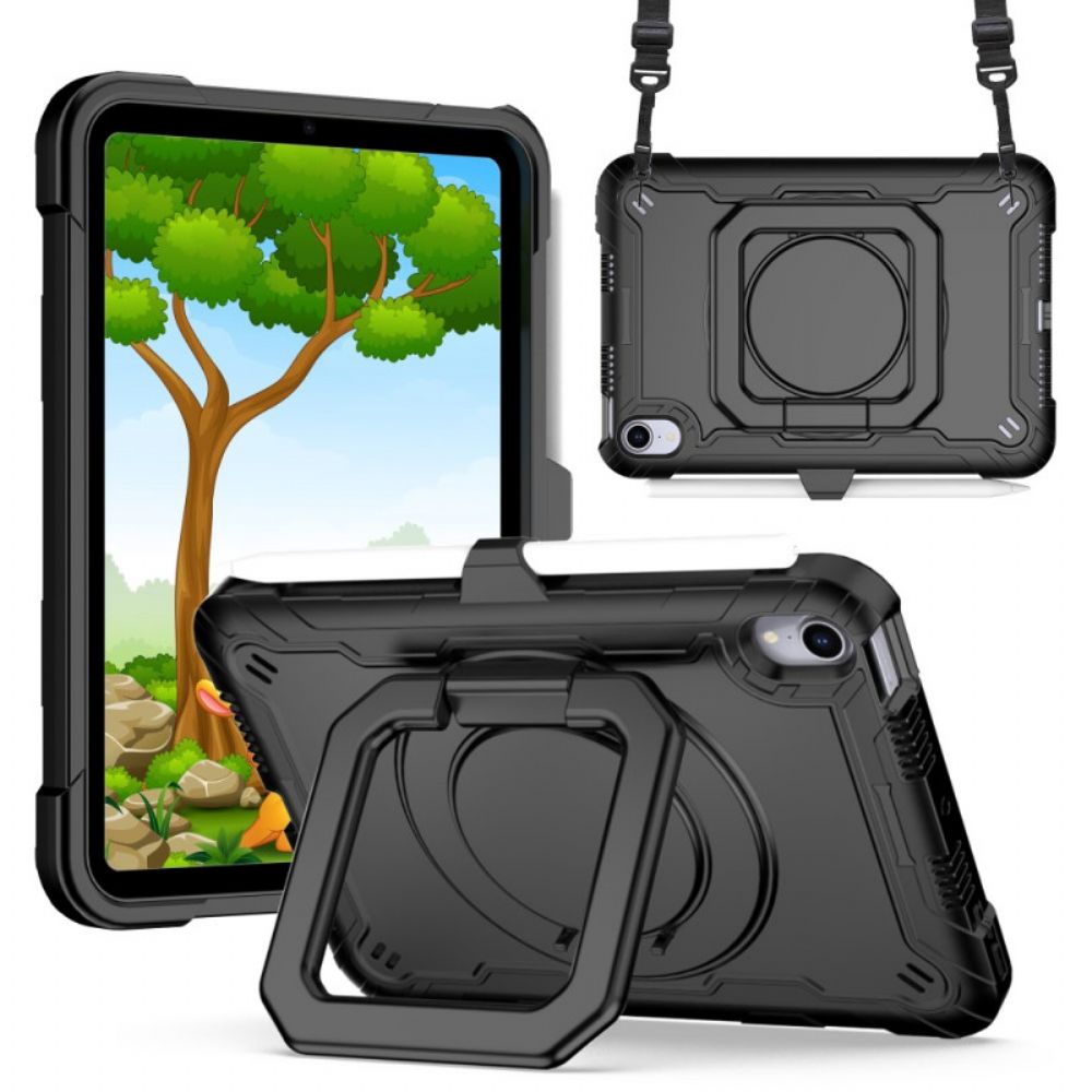 Hülle Für iPad Mini 6 (2024) Ultrastarkes Ring-support-design