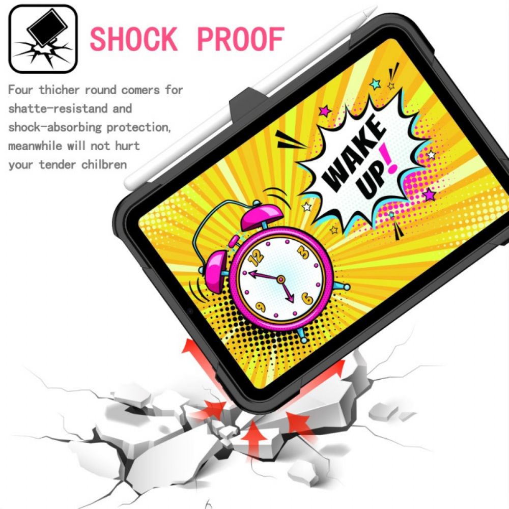 Hülle Für iPad Mini 6 (2024) Ultrastarkes Ring-support-design