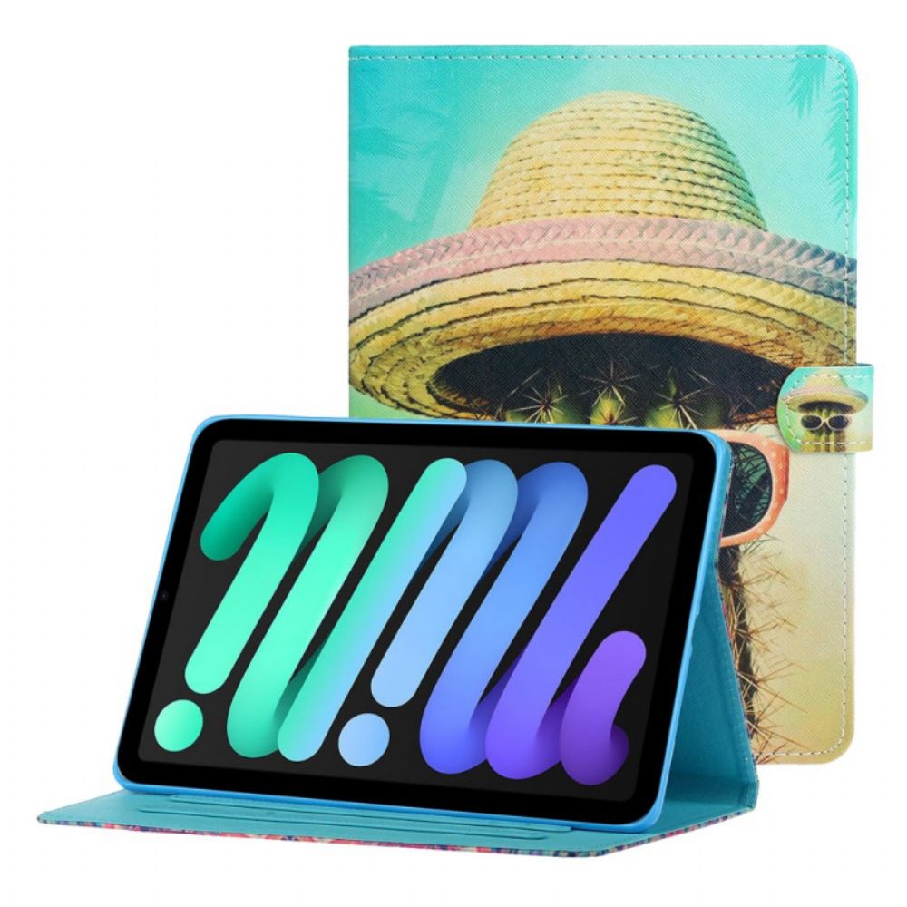 Lederhüllen Für iPad Mini 6 (2024) Entspann Dich Kaktus