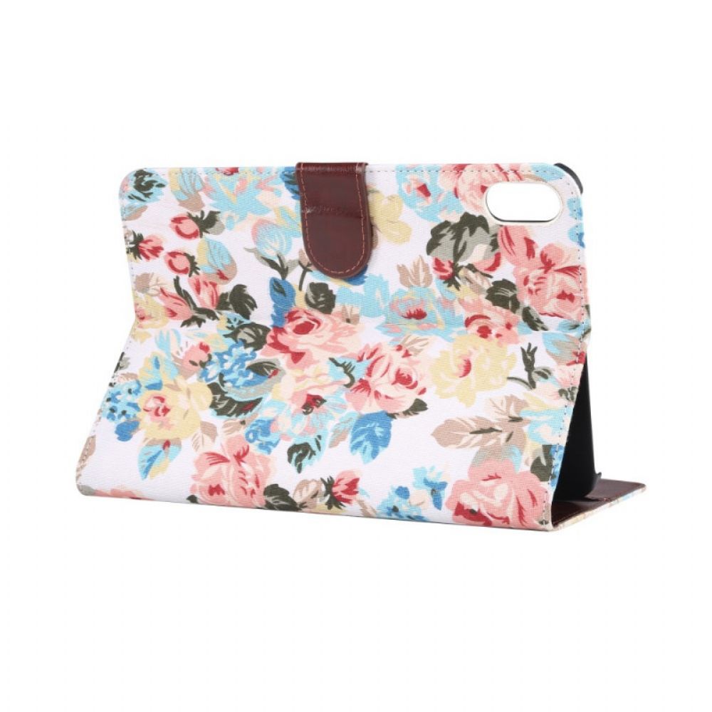 Lederhüllen Für iPad Mini 6 (2024) Freiheitsblumen