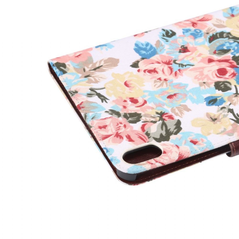Lederhüllen Für iPad Mini 6 (2024) Freiheitsblumen