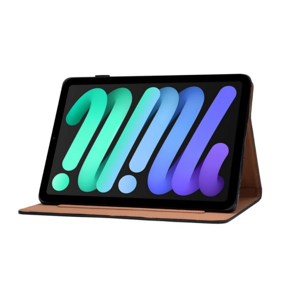 Lederhüllen Für iPad Mini 6 (2024) Lustiges Kätzchen