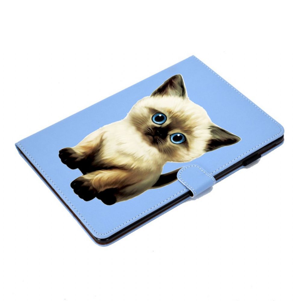 Lederhüllen Für iPad Mini 6 (2024) Lustiges Kätzchen