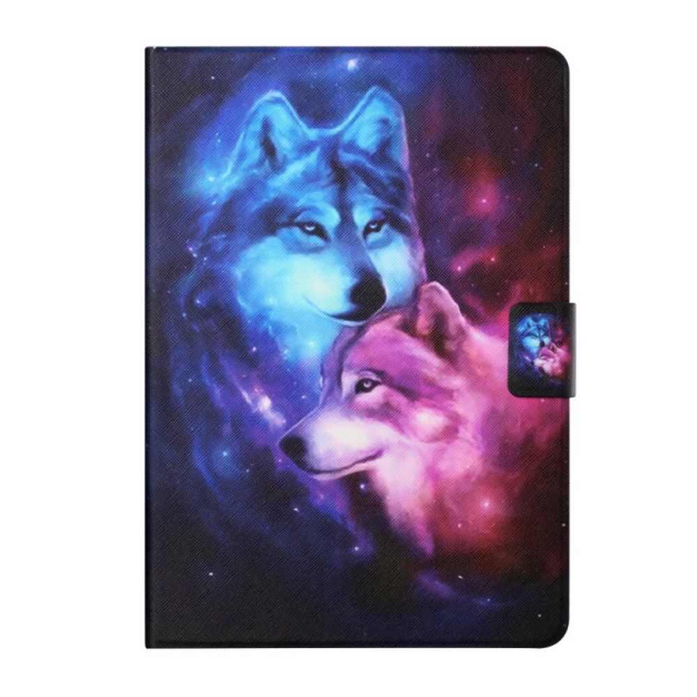 Lederhüllen Für iPad Mini 6 (2024) Wölfepaar