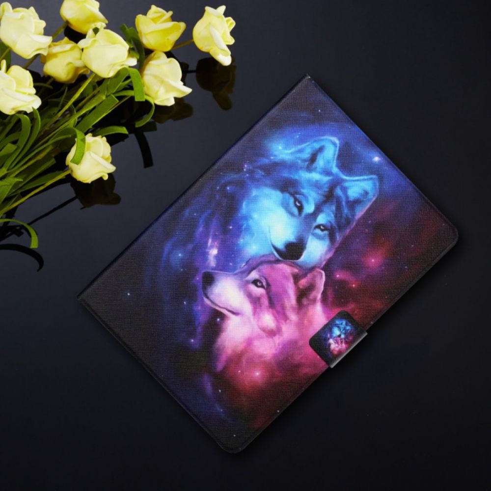 Lederhüllen Für iPad Mini 6 (2024) Wölfepaar