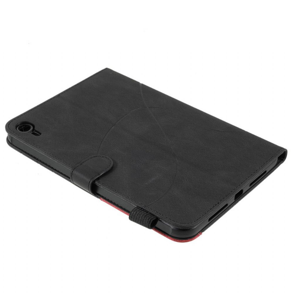 Lederhüllen Für iPad Mini 6 (2024) Zweifarbiges Design