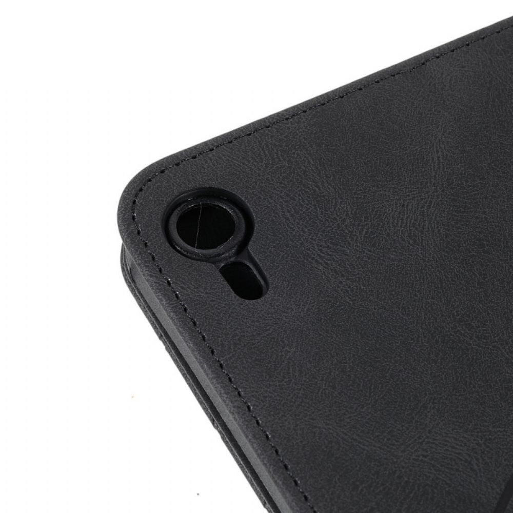Lederhüllen Für iPad Mini 6 (2024) Zweifarbiges Design