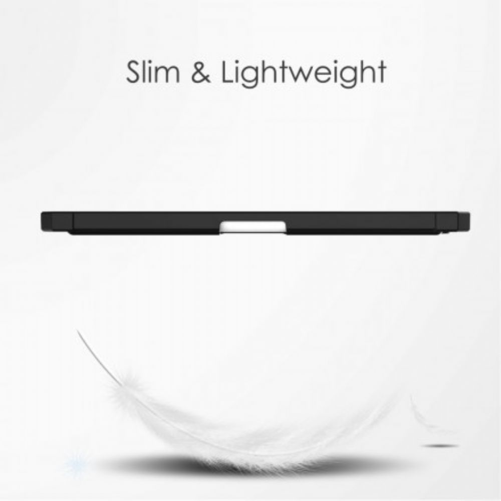 Schutzhülle Für iPad Mini 6 (2024) Kunstleder Und Durchsichtige Rückseite