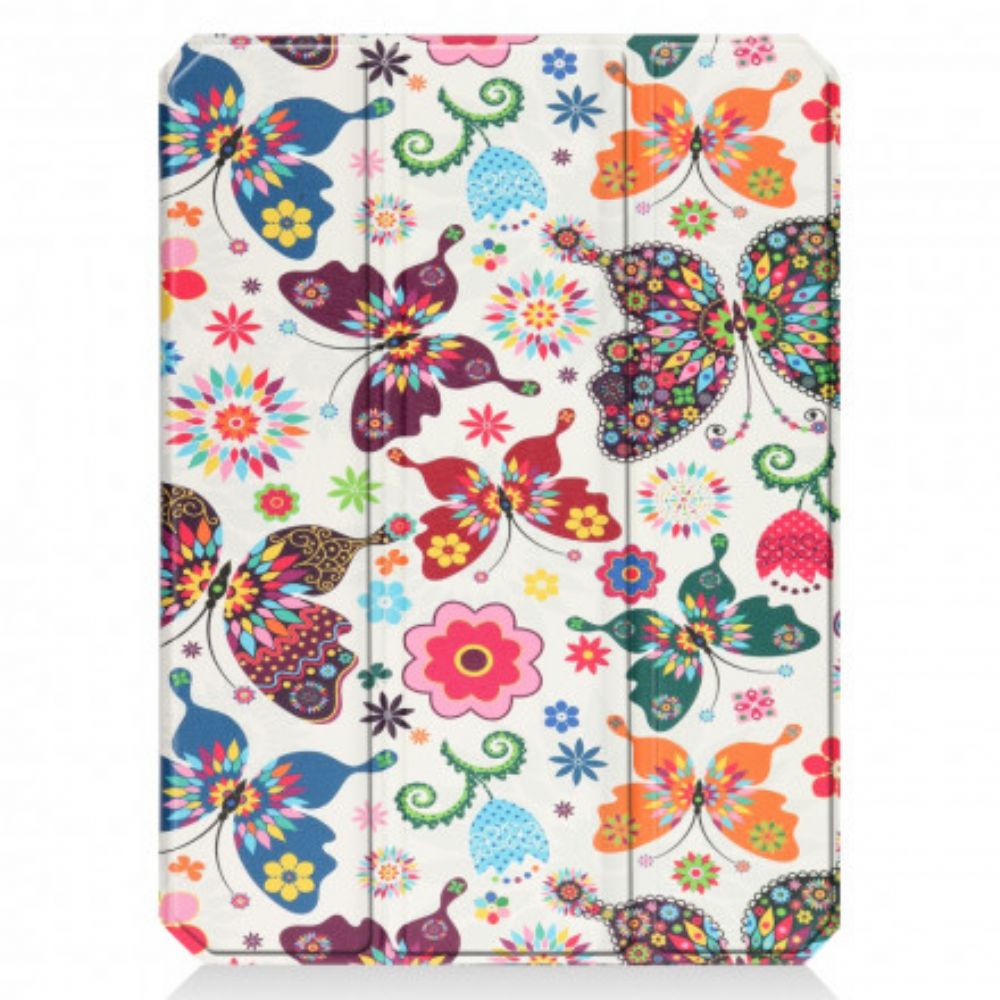 Schutzhülle Für iPad Mini 6 (2024) Vintage Flower Stifthalter