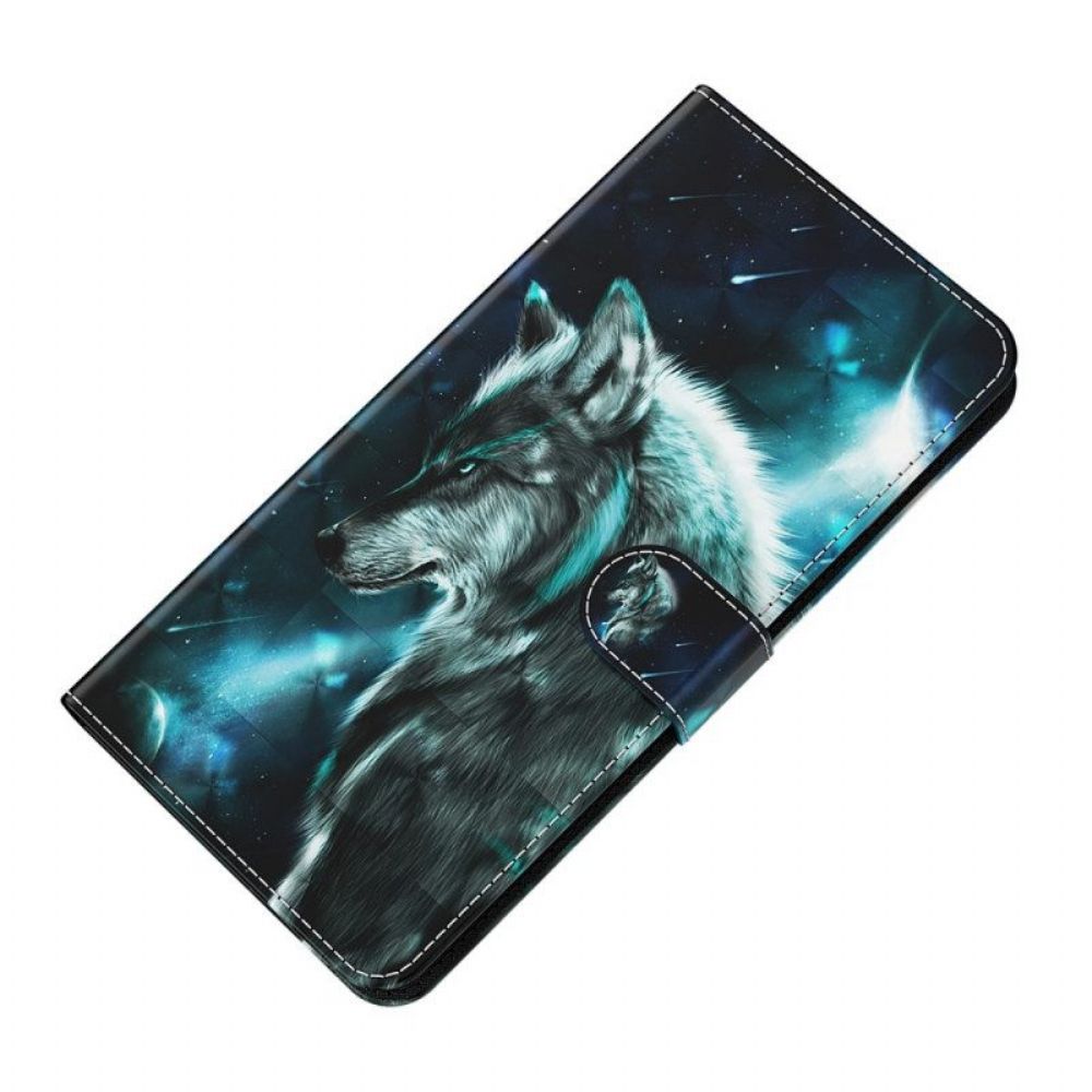 Flip Case Für Xiaomi Redmi Note 11 Pro / 11 Pro 5G Majestätischer Wolf