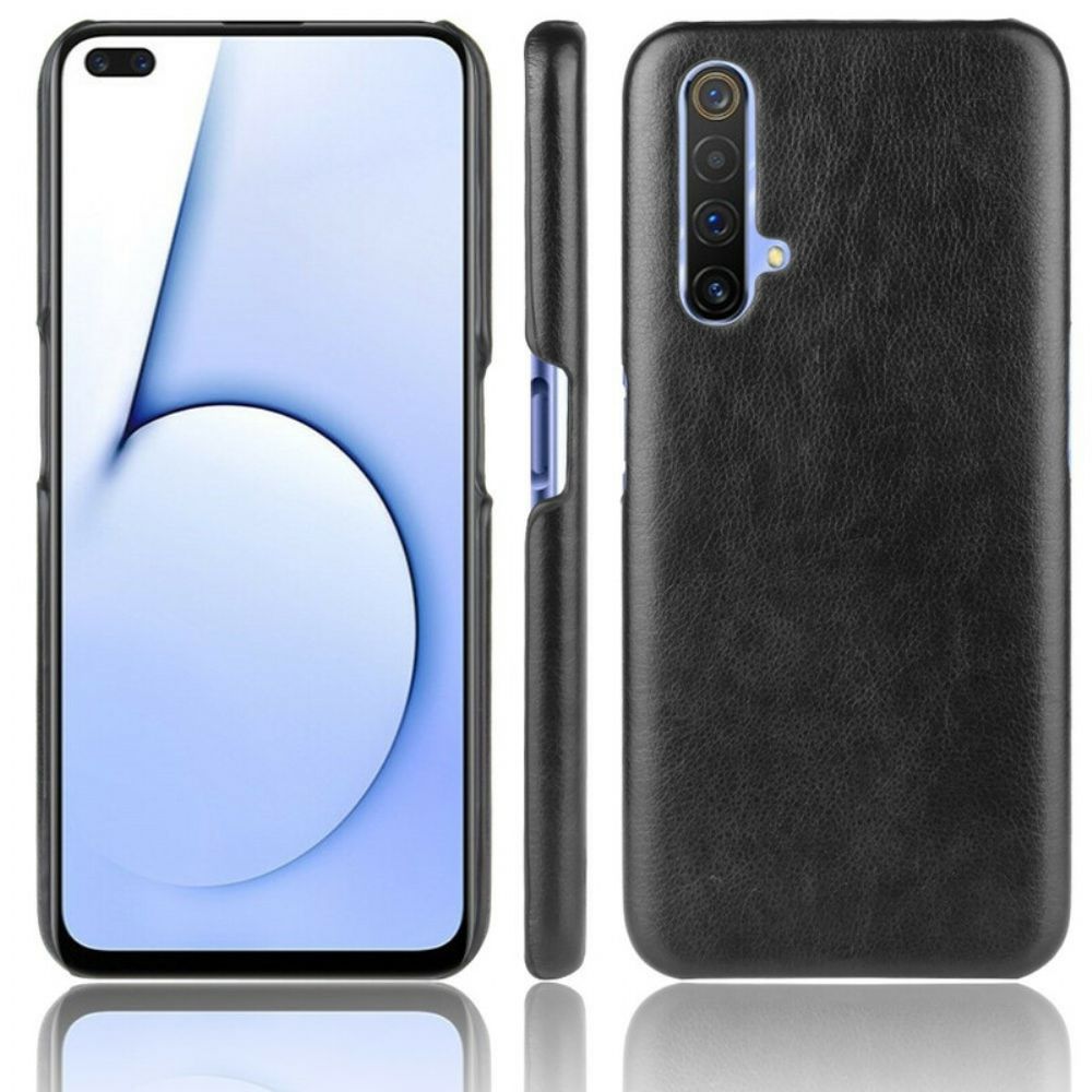 Hülle Für Realme X50 Litschi-leder-effekt