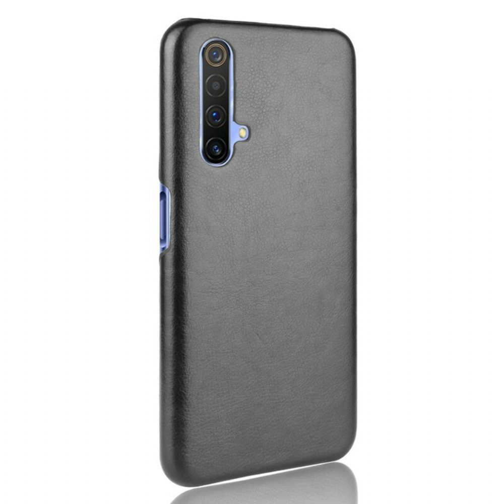 Hülle Für Realme X50 Litschi-leder-effekt