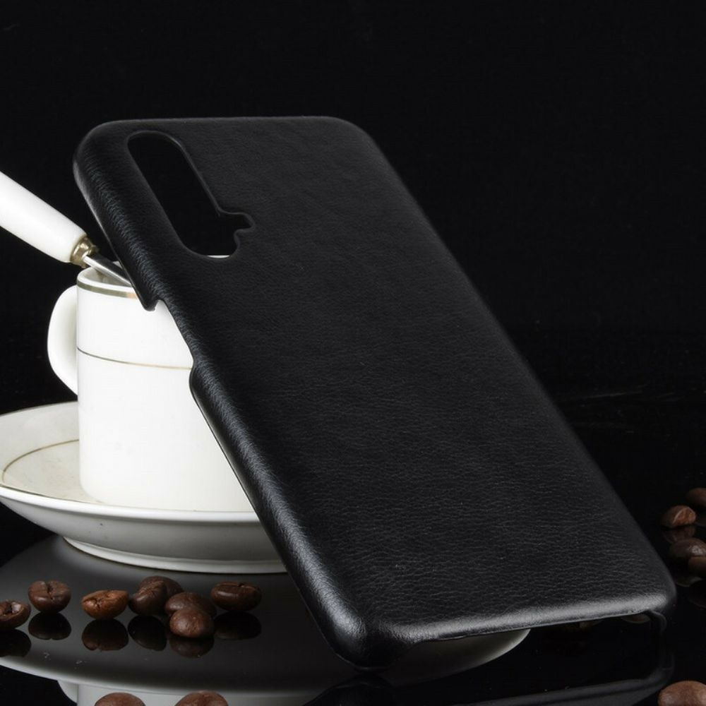 Hülle Für Realme X50 Litschi-leder-effekt