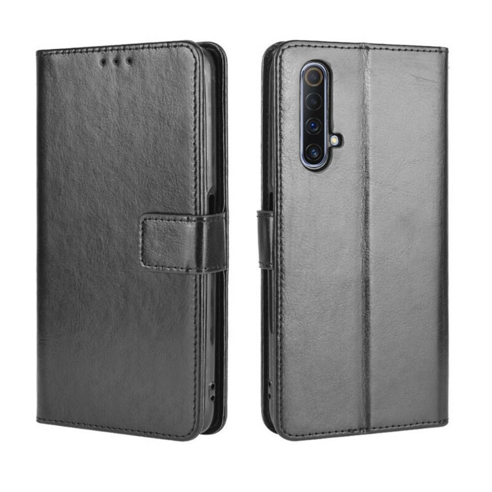 Lederhüllen Für Realme X50 Auffälliges Kunstleder