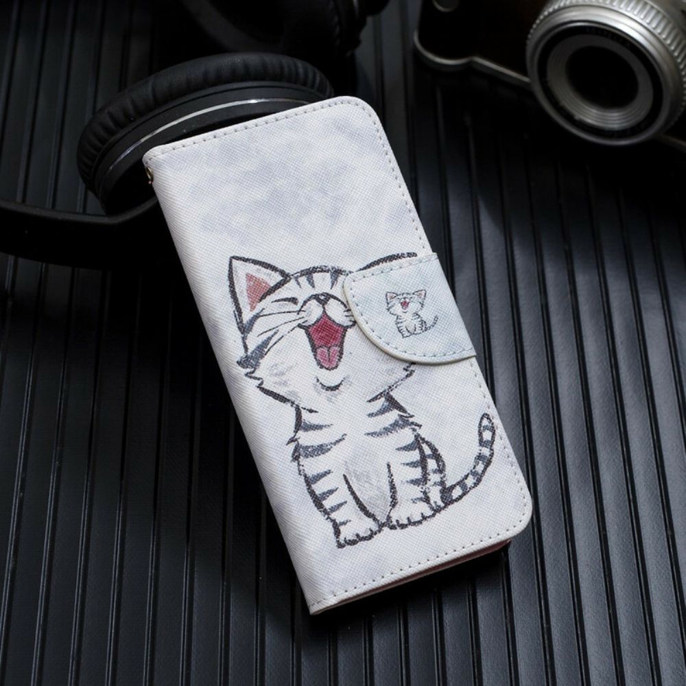 Flip Case Für iPhone 11 Mit Kordel Tanga-kätzchen