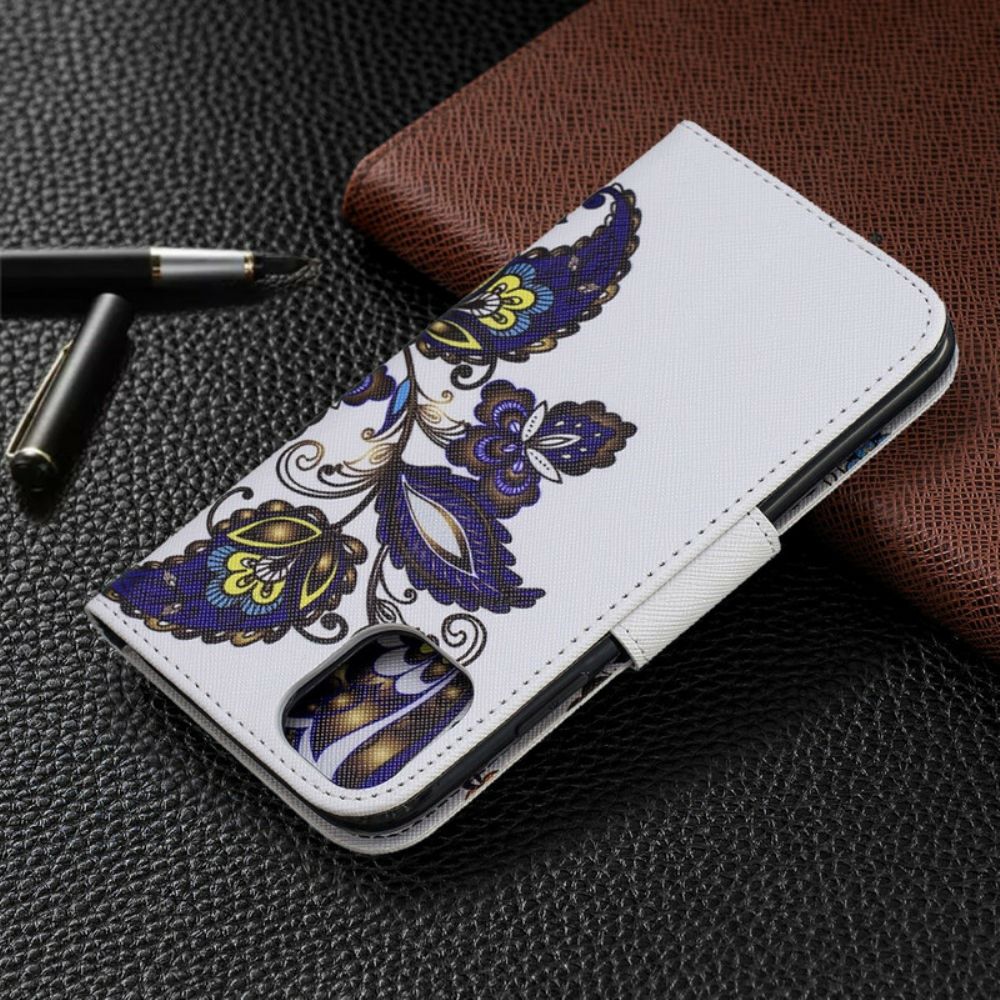 Flip Case Für iPhone 11 Tatoo-schmetterlinge