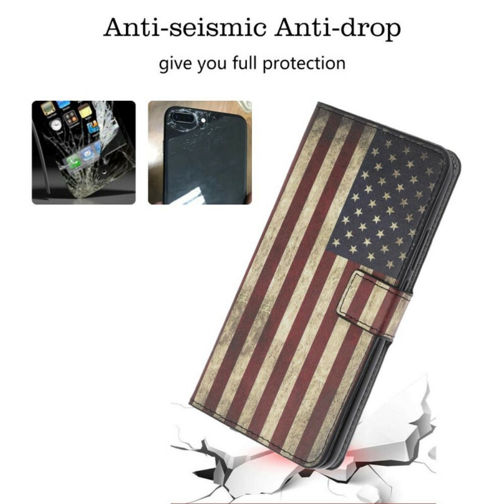 Flip Case Für iPhone 11 Us-flagge
