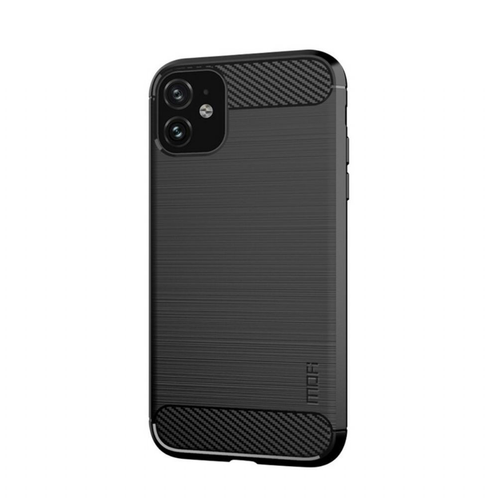 Handyhülle Für iPhone 11 Mofi Gebürstete Kohlefaser