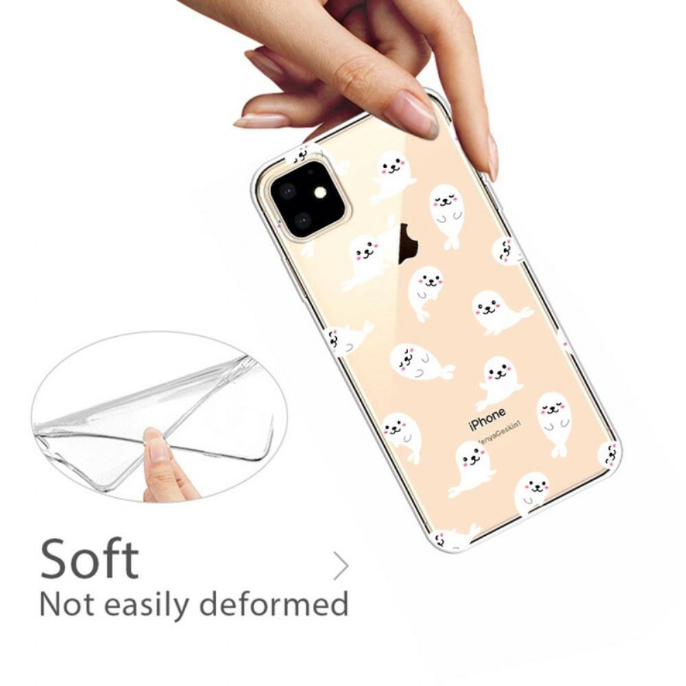 Handyhülle Für iPhone 11 Top Seelöwen