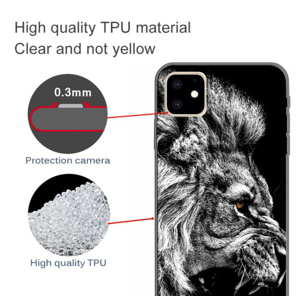 Handyhülle Für iPhone 11 Wilder Löwe