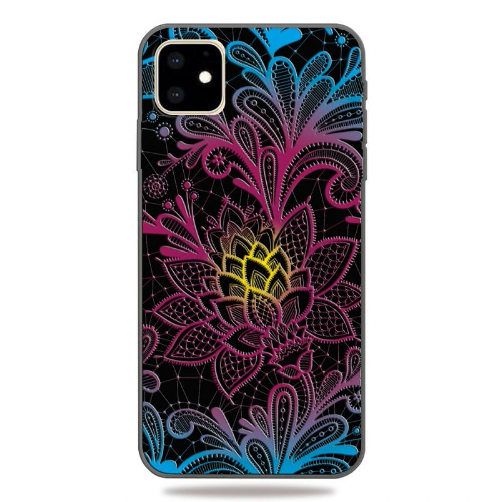 Hülle Für iPhone 11 Floral Intensiv Gefärbt
