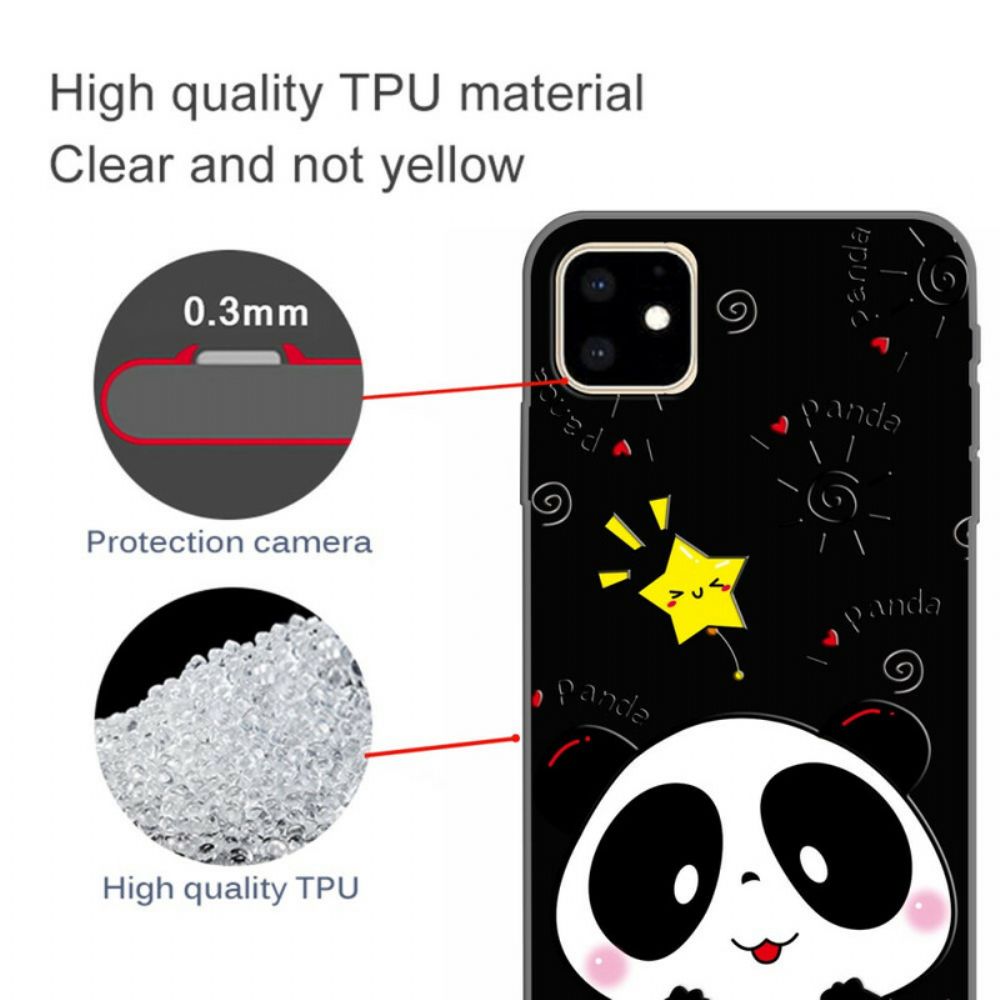 Hülle Für iPhone 11 Pandastern