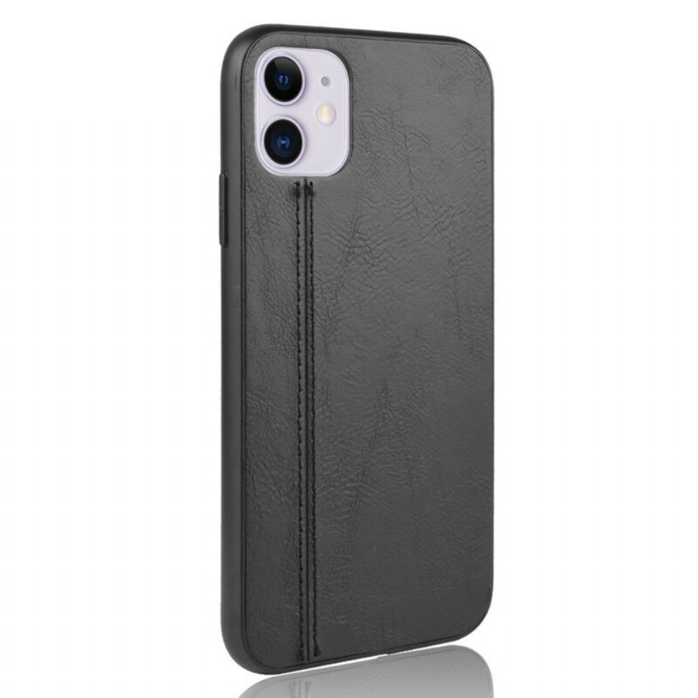 Hülle Für iPhone 11 Style Ledernähte