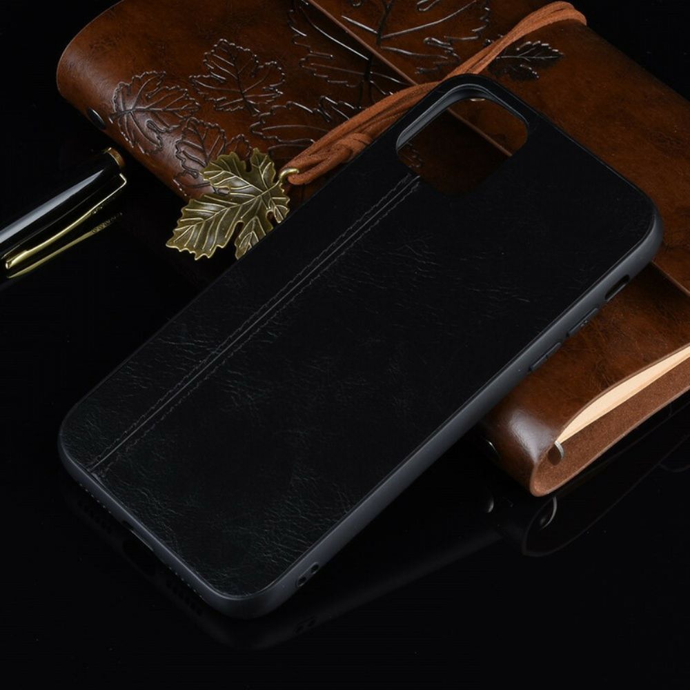 Hülle Für iPhone 11 Style Ledernähte