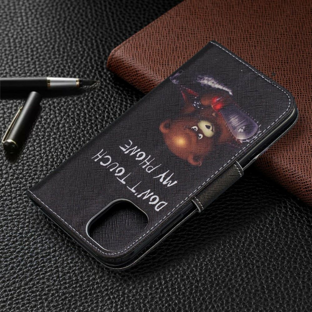 Lederhüllen Für iPhone 11 Gefährlicher Bär