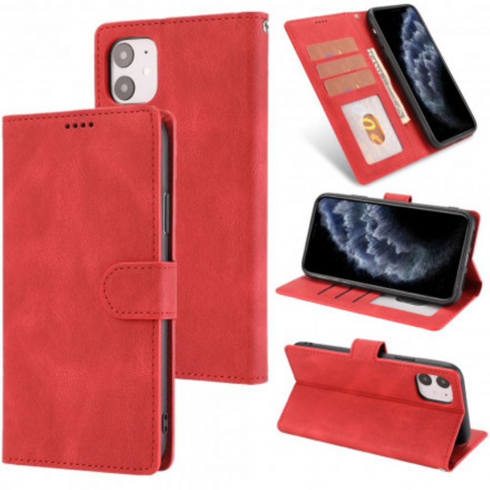Lederhüllen Für iPhone 11 Klassischer Retro-lederstil