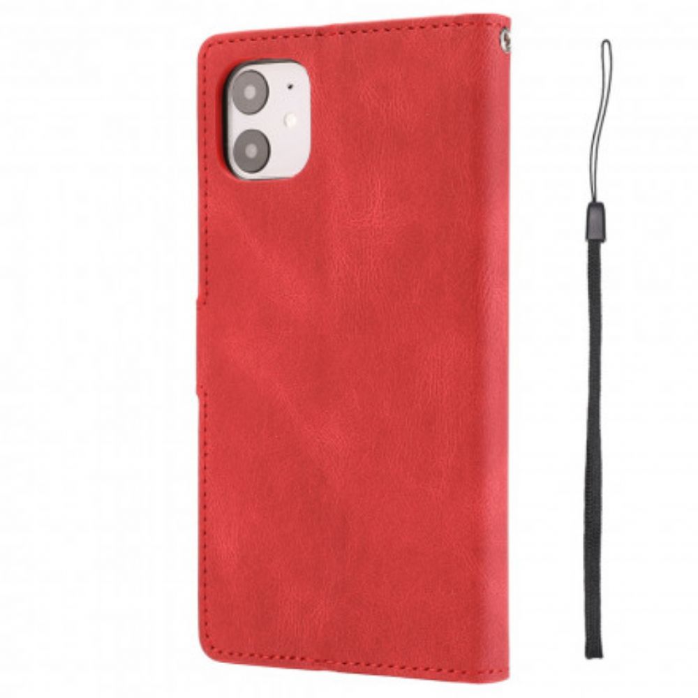 Lederhüllen Für iPhone 11 Klassischer Retro-lederstil
