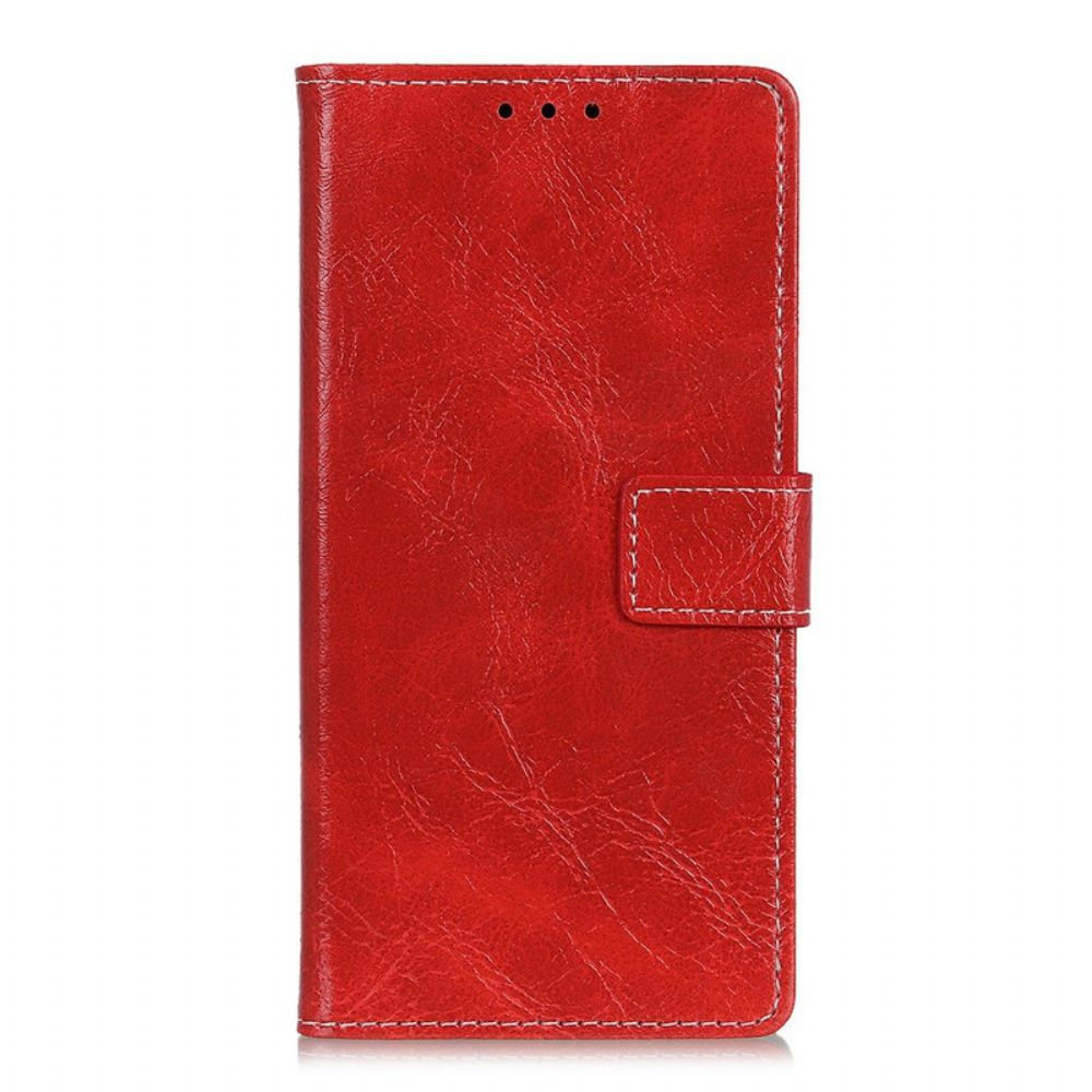 Lederhüllen Für iPhone 11 Nähte In Retro-lederoptik