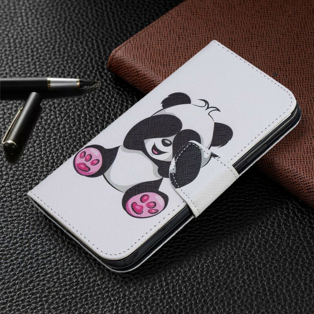 Lederhüllen Für iPhone 11 Panda-spaß