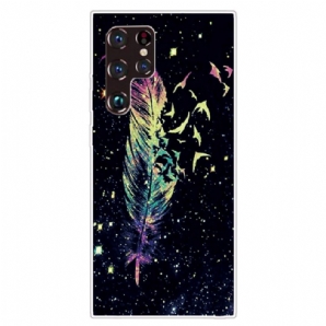 Handyhülle Für Samsung Galaxy S22 Ultra 5G Feder