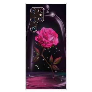 Hülle Für Samsung Galaxy S22 Ultra 5G Magisches Rosa