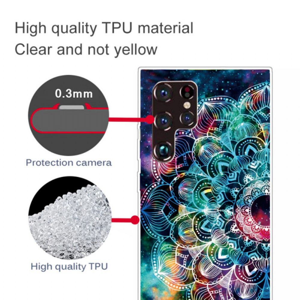Hülle Für Samsung Galaxy S22 Ultra 5G Mandala-design