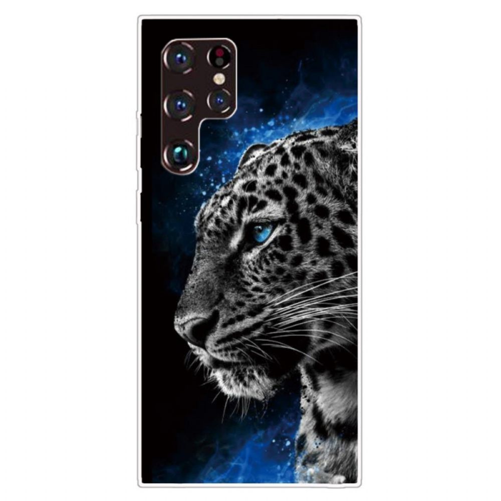Hülle Für Samsung Galaxy S22 Ultra 5G Tigergesicht