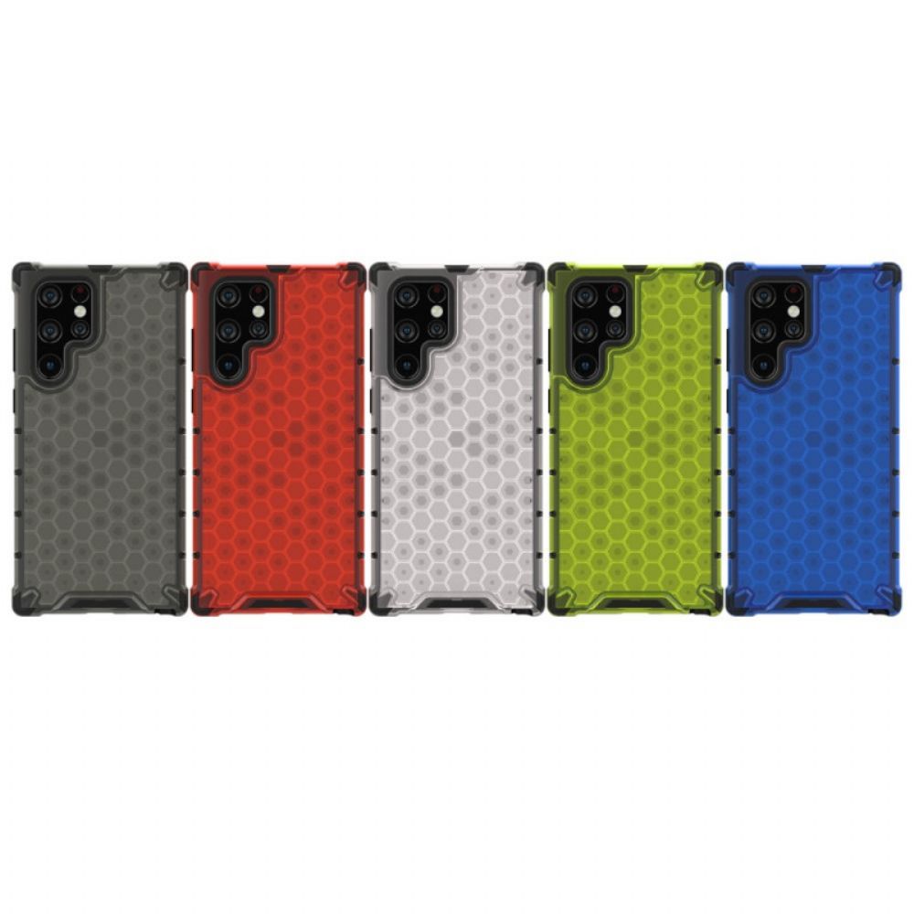 Hülle Für Samsung Galaxy S22 Ultra 5G Wabenstil