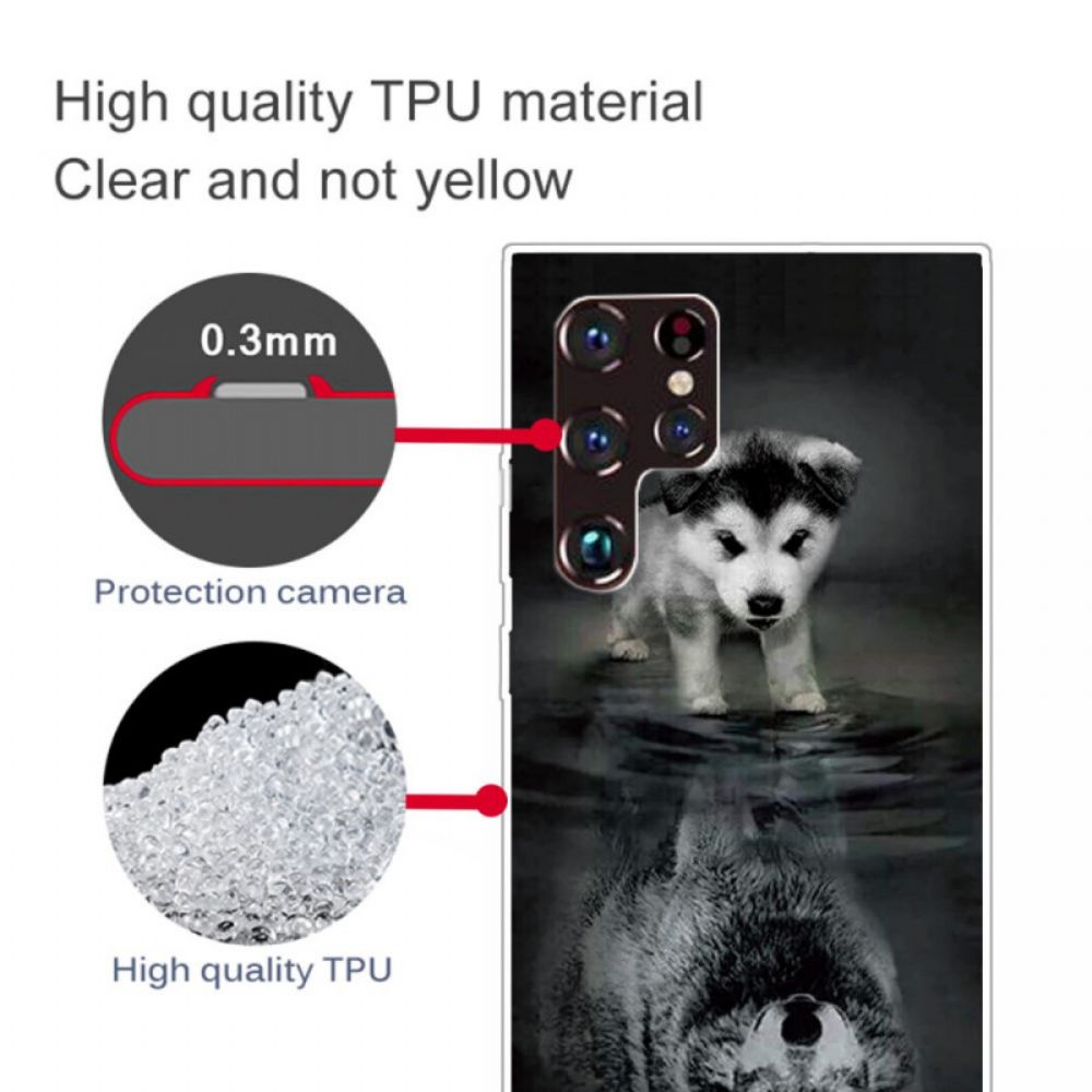 Hülle Für Samsung Galaxy S22 Ultra 5G Welpen-traum